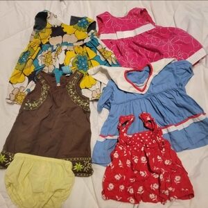 0-3 Months Baby Dress Bundle